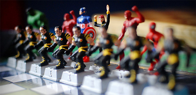 Superhero di Atas Papan Catur