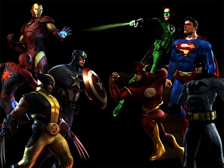 MARVEL versus DC Superheroes