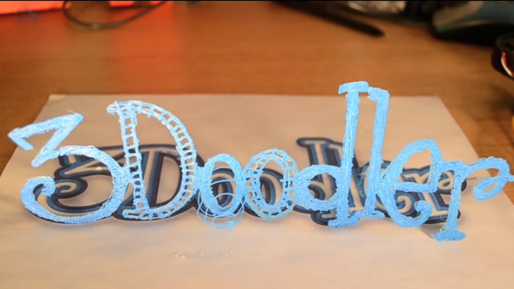 Drawing in the air with 3Doodler