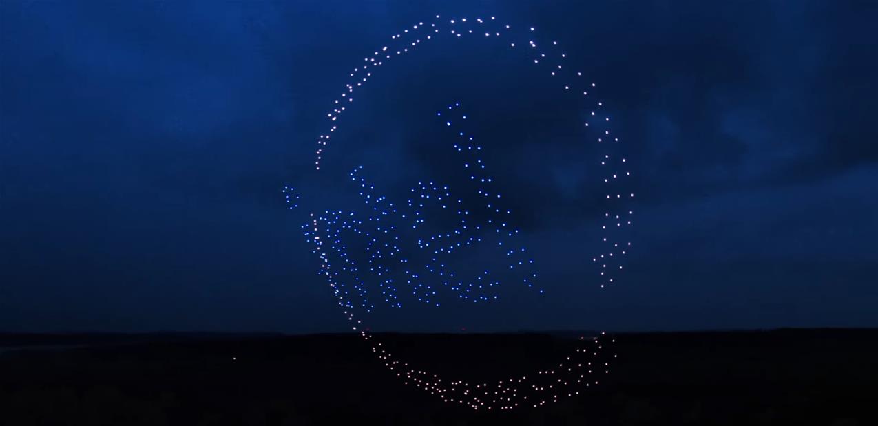 Shooting Star, Drone Penghias Langit