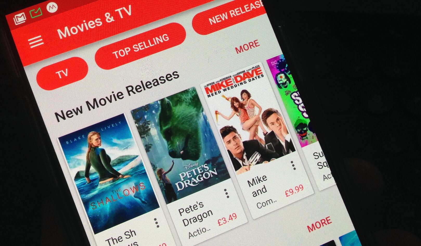 4 Top Film di Tahun 2016 Versi Google Play