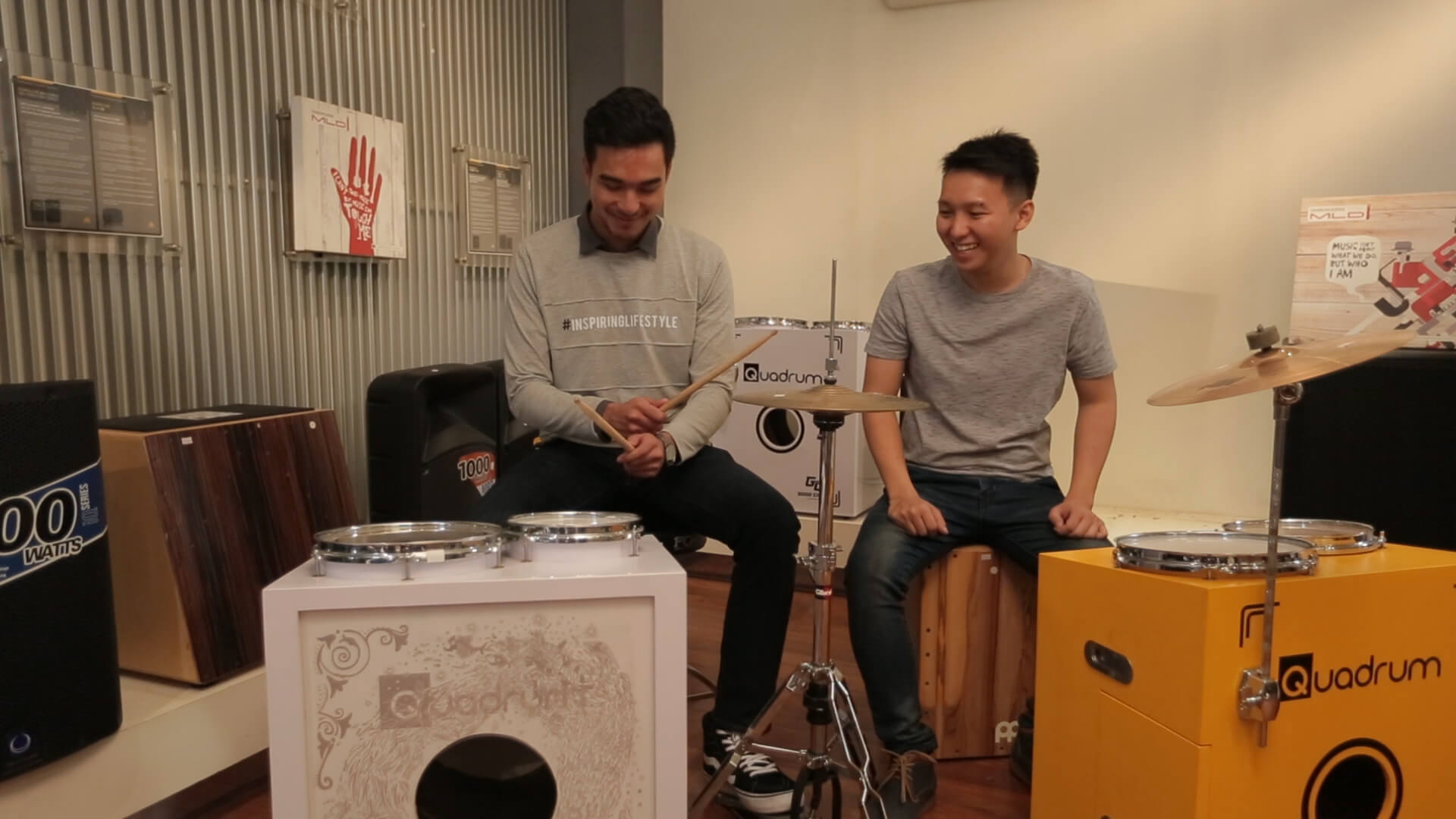 Quadrum, Alat Musik Inovatif Hasil Kombinasi Drum dan Cajon