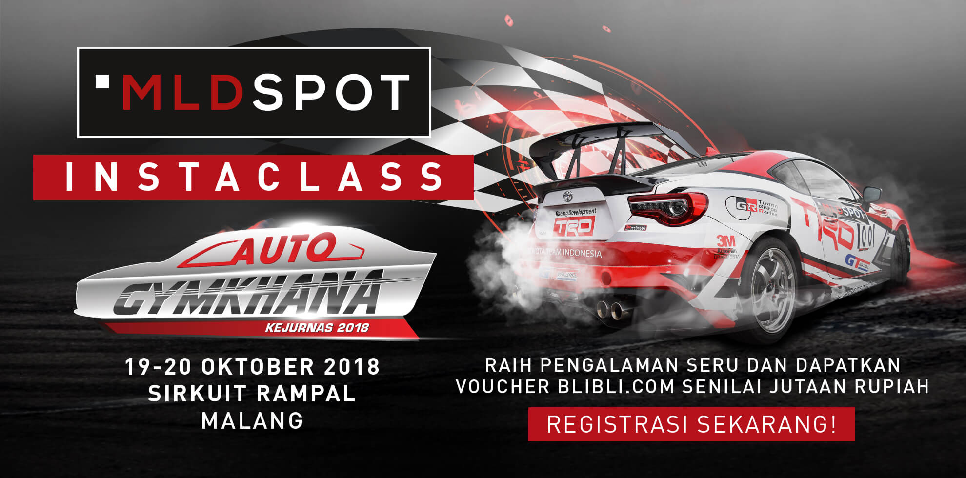 MLDSPOT Instaclass: Auto Gymkhana akan hadir di Malang!