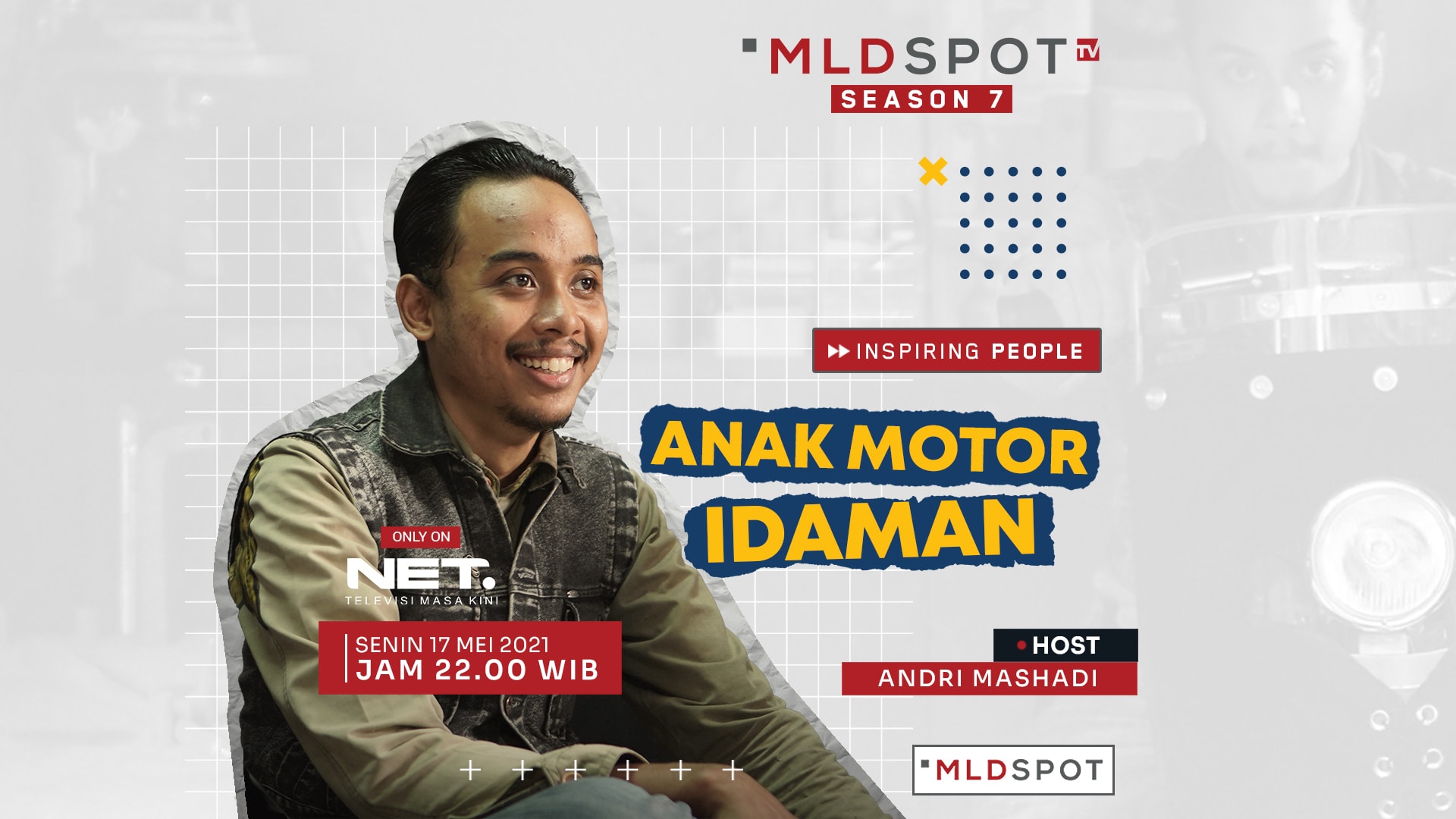 Omar Annas Temukan Simbol Kebebasan dan Kedamaian Diri dari Motoran 
