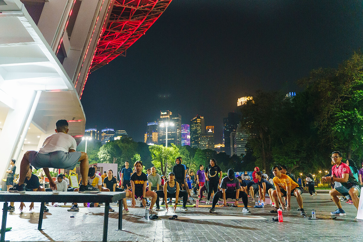 Indo Sweat Camp, Asyiknya Cari Keringat Rame-rame