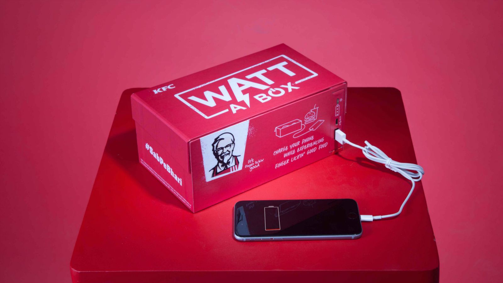 KFC di India ini Keluarkan Kotak Box yang Bisa Ngecharge Smartphone