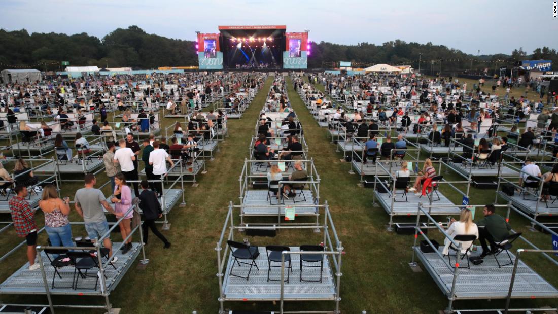 Konser Social Distancing di Inggris Sukses, Bisa Diterapkan di Indonesia?