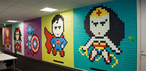 Supacool! Melukis Dinding Kantor Pakai 8024 Post It