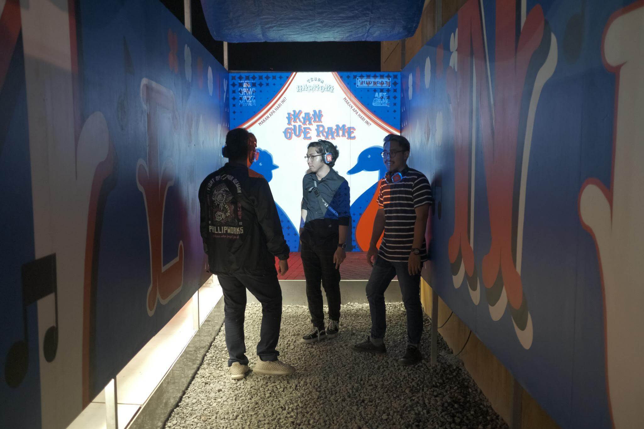 Gang Buntu didatangi 3 pengunjung pria