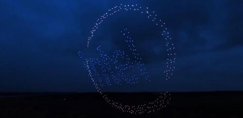 Shooting Star, Drone Penghias Langit