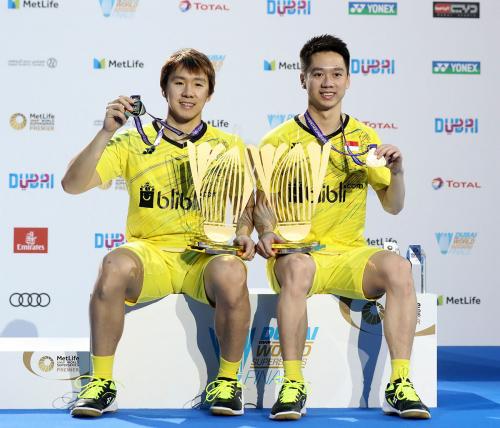 Kevin Sanjaya &amp; Marcus Gideon Juara di BWF Super Series Final