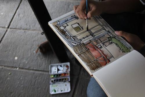 Indonesia’s Sketcher Menggambar Tanpa Pola dan Konsep