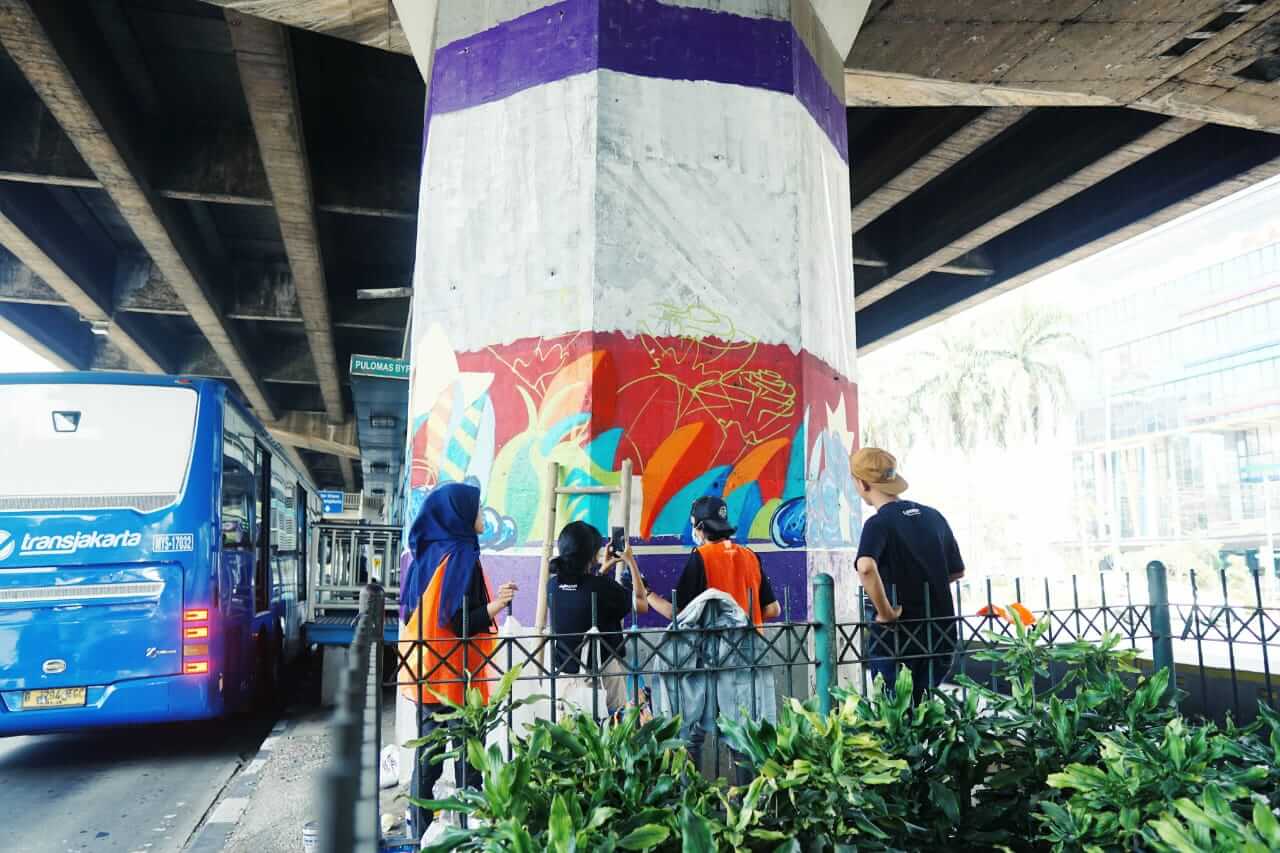 Kompetisi Mural Highway Art Competition Klan Hack di Jakarta