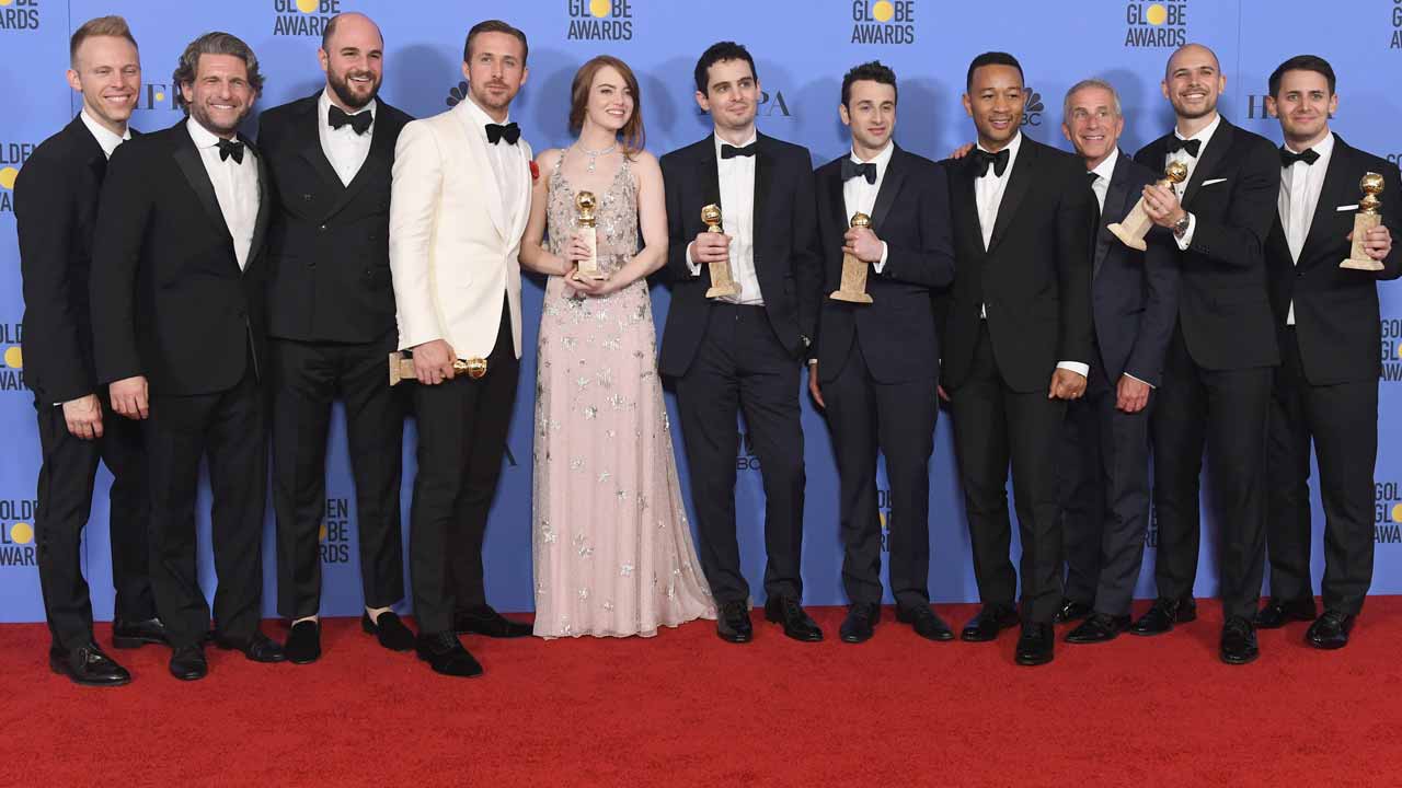 La La Land Sapu Bersih Golden Globe Awards 2017