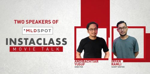 Two Speakers of MLDSPOT Instaclass Movie Talk
