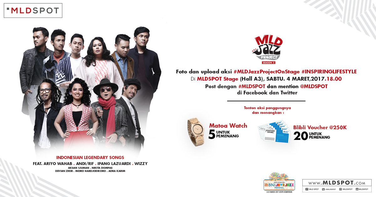 Tonton Kolaborasi MLD Jazz Project Season 2 dan Menangkan Hadiahnya!