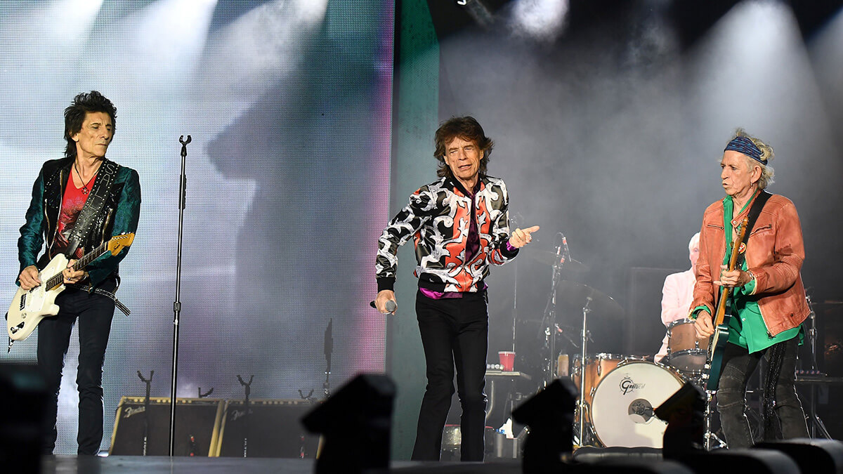 Para anggota band legendaris Rolling Stones masih bersemangat tampil di panggung