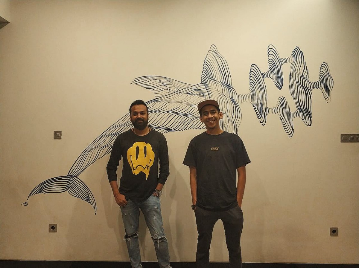 Duo act musik Tantra terdiri dari Bharata (kiri) dan Ibam (kanan)