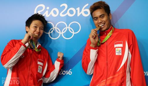 Tontowi Ahmad dan Liliyana Natsir Persembahkan Emas Pertama untuk Indonesia