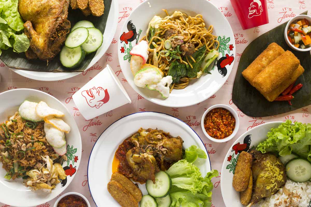 Beberapa sajian kuliner Indonesia yang menjadi best-selling items di It’s Java