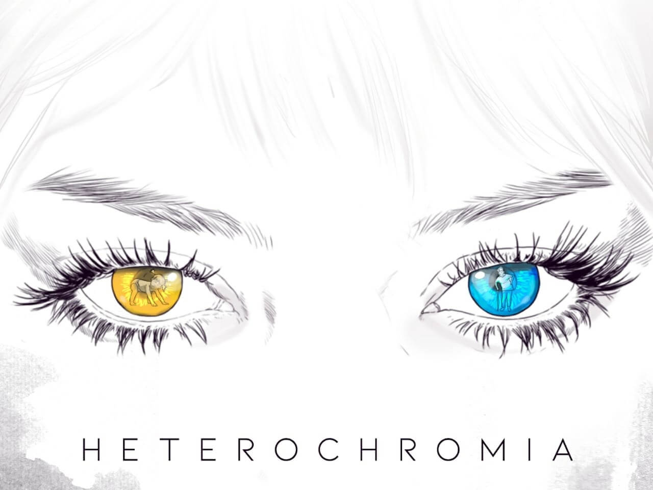 Potongan artwork album pertama Morisade, Heterochromia.