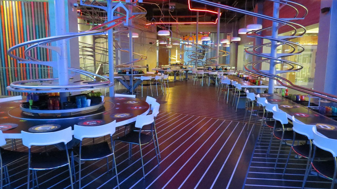 Rollercoaster Restaurant Pertama di UK