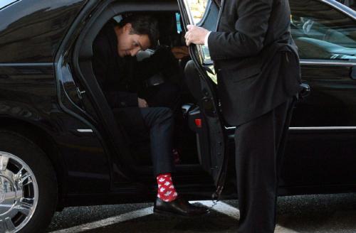 PM Trudeau Sampaikan Pesan Lewat Kaus Kaki