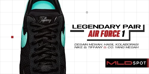 Legendary Pair Air Force 1, Kolaborasi Nike x Tiffany & Co.