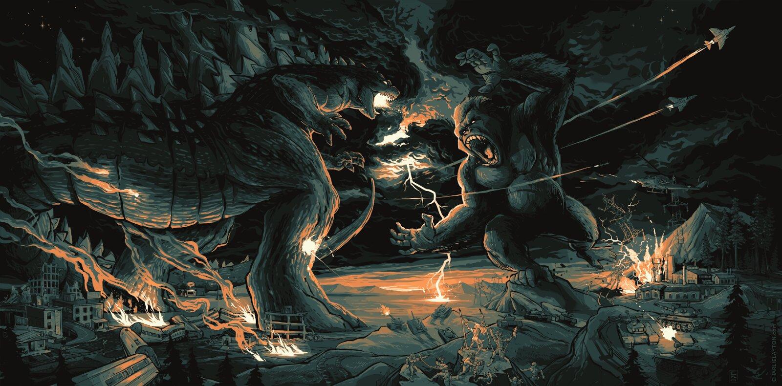 Godzilla Bakal bertarung dengan Kong