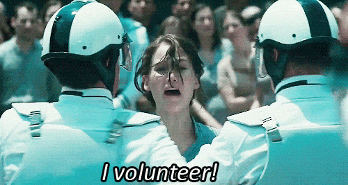 Katniss Volunteering